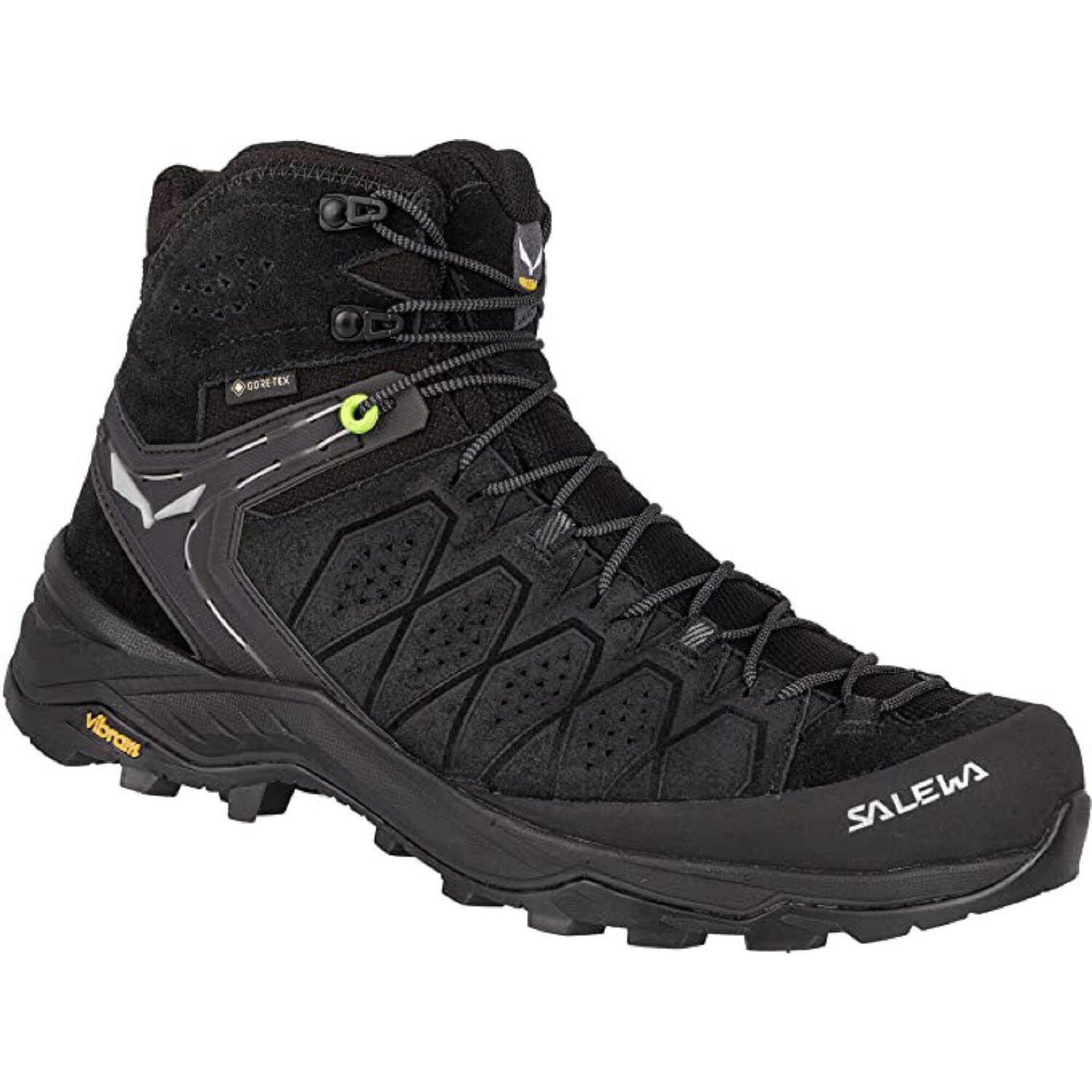 Salewa - Bottes Salewa Ms Alp Trainer 2 Mid Gtx Noir - Chaussures De Sport - Noir|orange - 42,5 - Decathlon