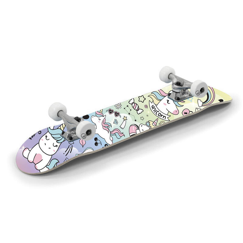 Caskou Pink Licorne Skateboard