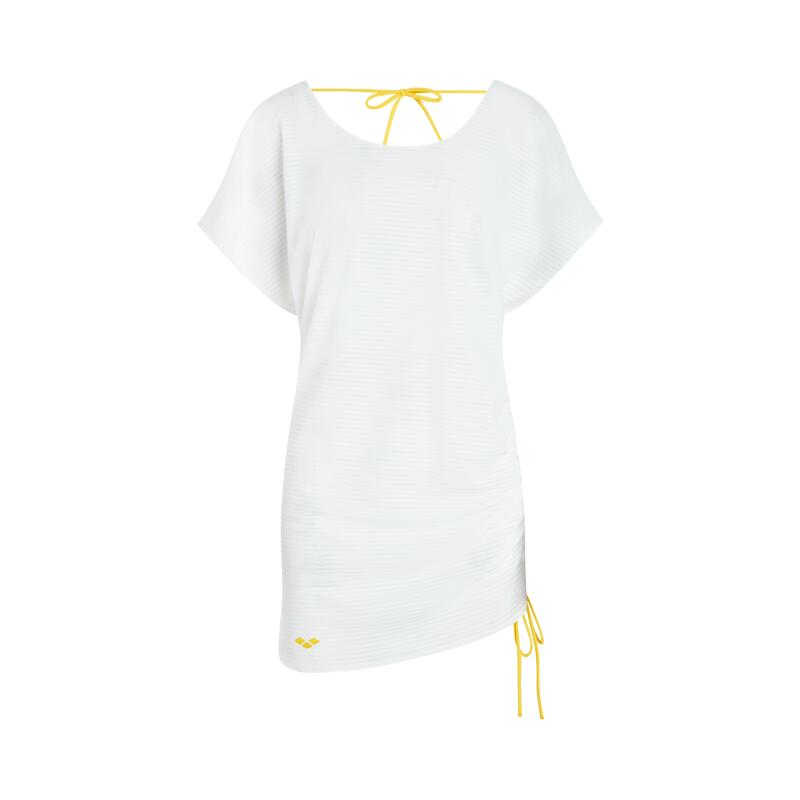 COLOR RUN WOMAN COVER UP SWIMWEAR -WHITE