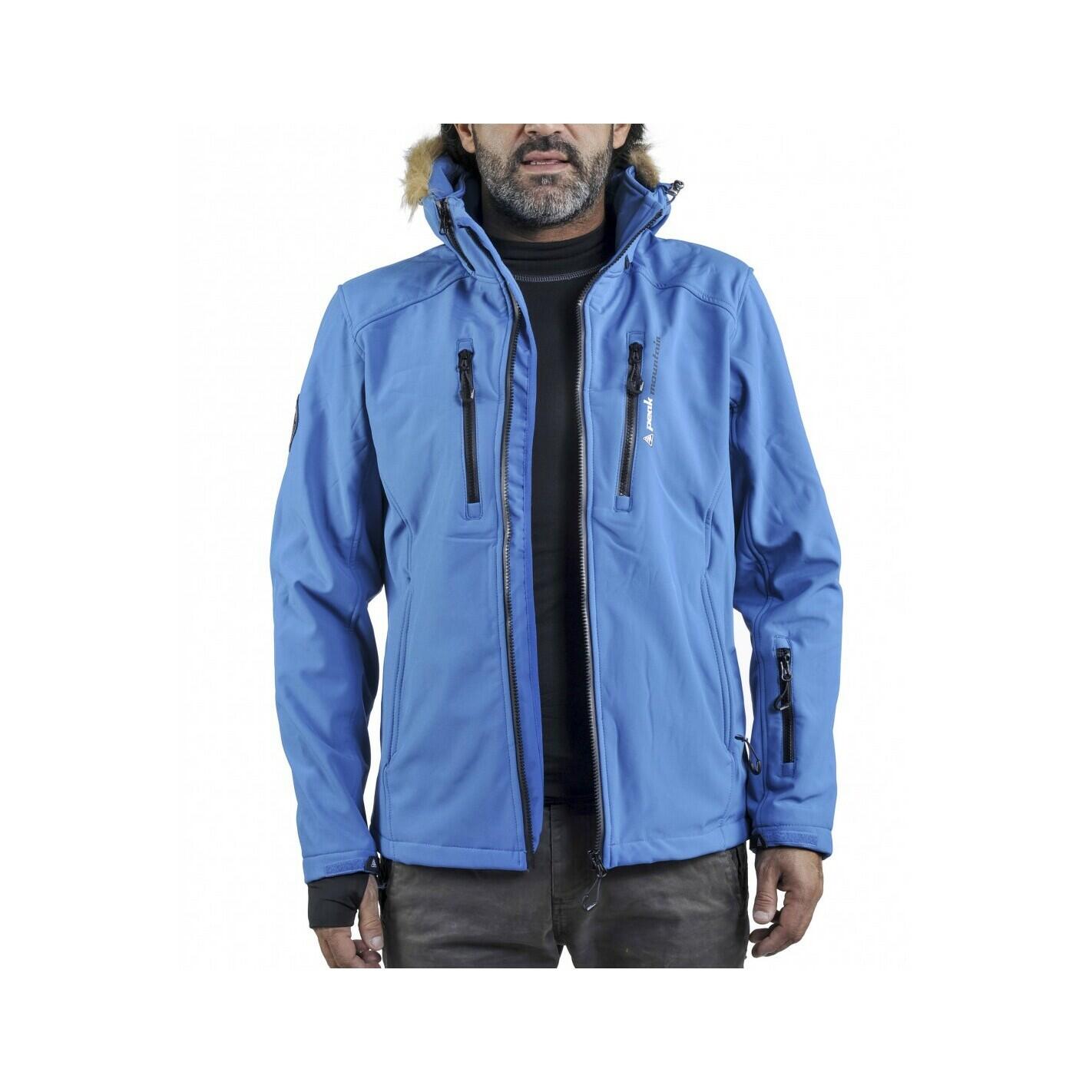 Veste softshell avec fausse fourrure Peak Mountain Casada 2/4