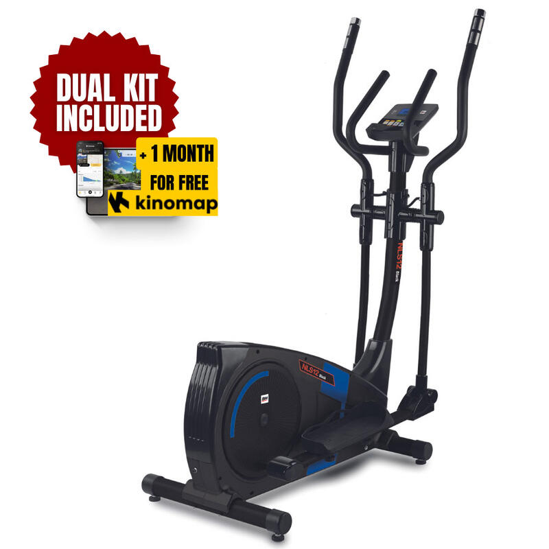 Elliptische trainer NLS12 Black G2351B + DUAL KIT