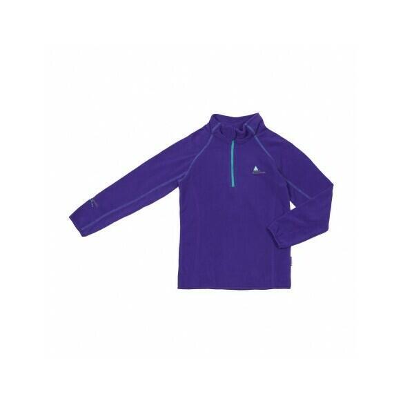 Microfleece sweatshirt met halve rits voor meisjes Peak Mountain Fafine