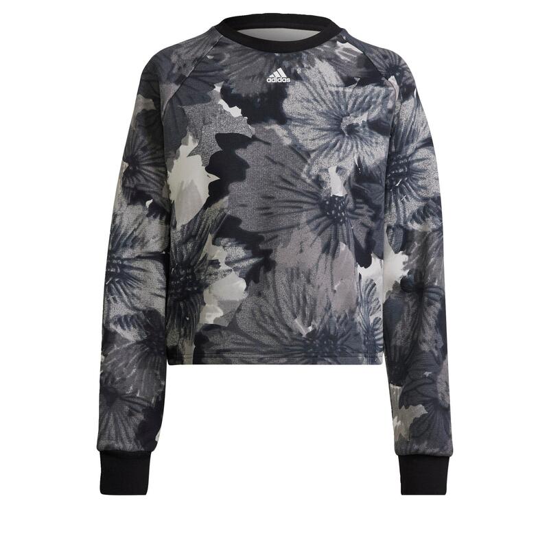 Sudadera Allover Print adidas w aop swt mujer