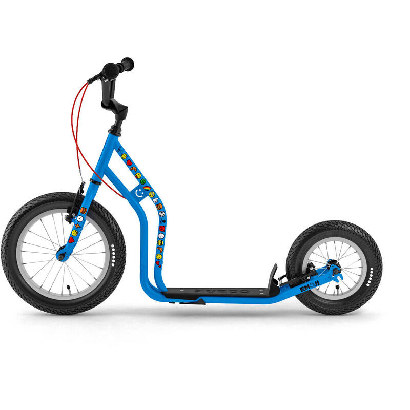 Scooter mit Lufträder  Wzoom Emoji  Blau