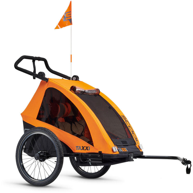 taXXi PRO remorque de vélo pour enfants for two - Orange