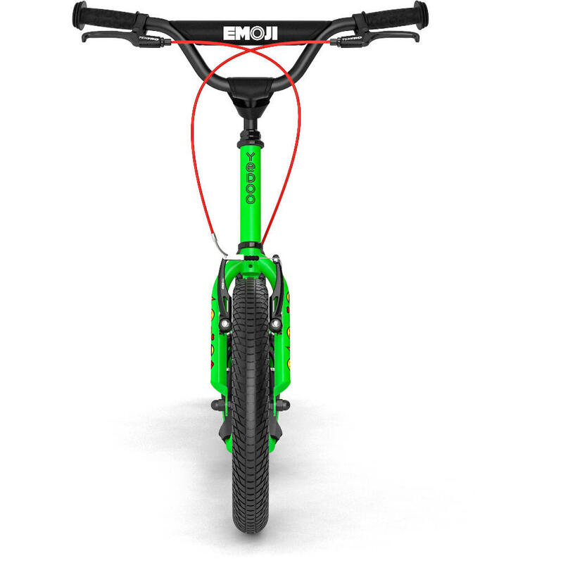 Scooter mit Lufträder  Wzoom Emoji  Grün