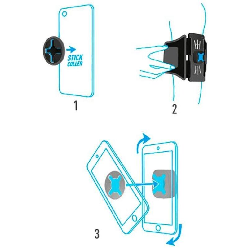 Brassard running universel avec système U.FIX