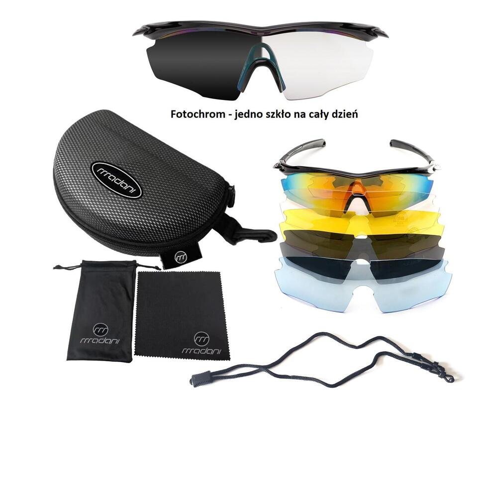 Fotochromowe okulary sportowe unisex madani SP0891