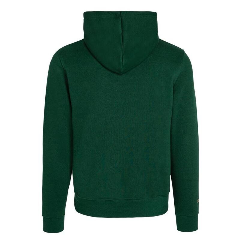 Hoodie met geborduurd fitness running unisex Green Factory Mooquer.