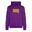 Sudadera con capucha bordada fitness running unisex Factory Mooquer morado