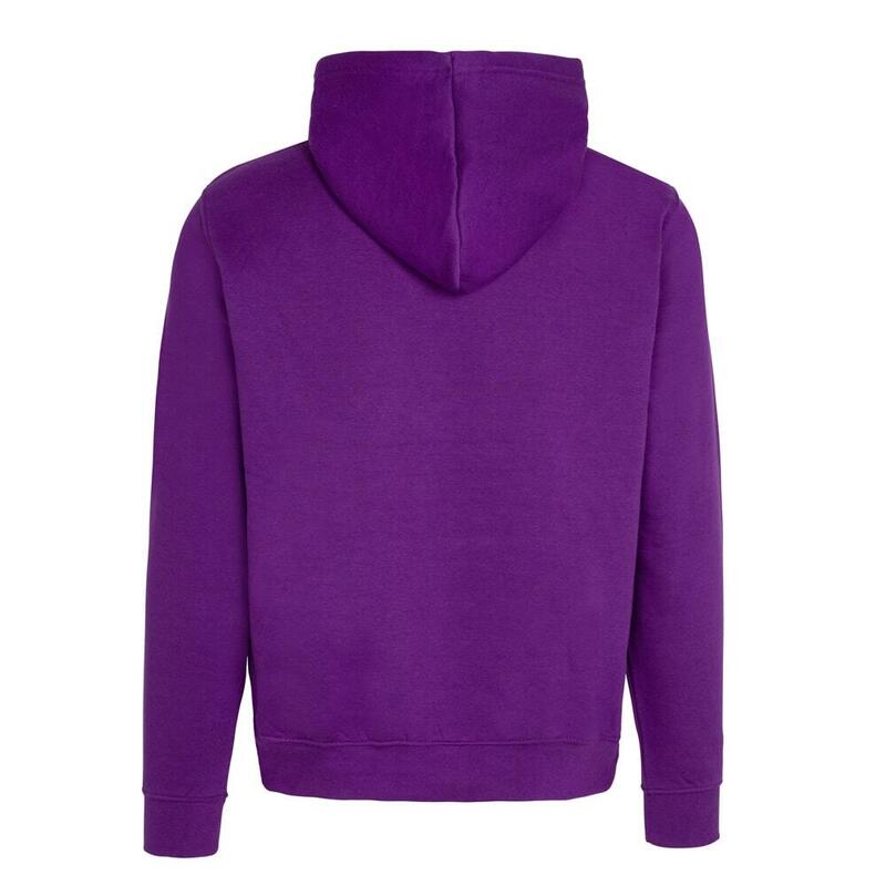 Sweat à capuche unisexe brodé Factory Mooquer violet fitness running