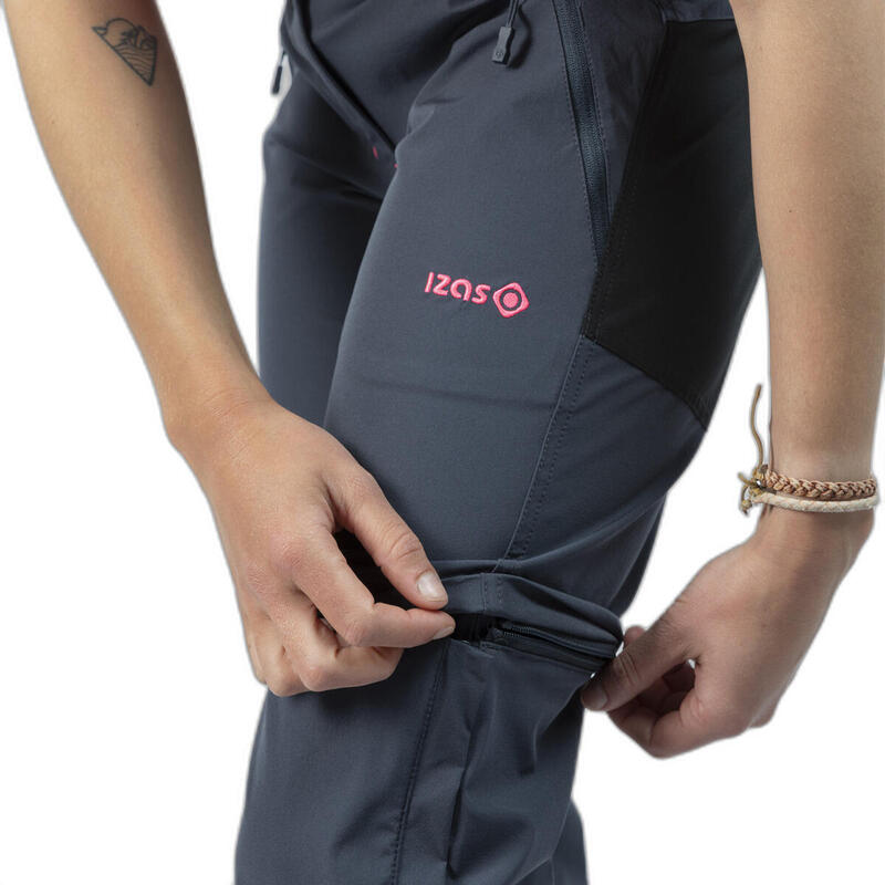 Pantalon de randonnée détachable pour femme, léger et confortable Izas WILLOW