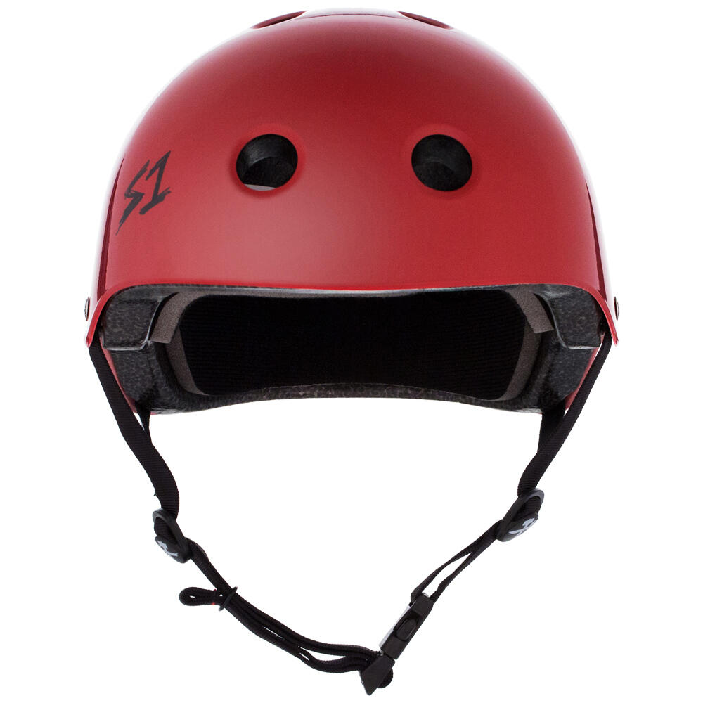 S1 LIFER Helmet - Multi-Impact & High-Impact Certified - Blood Red Gloss 2/9