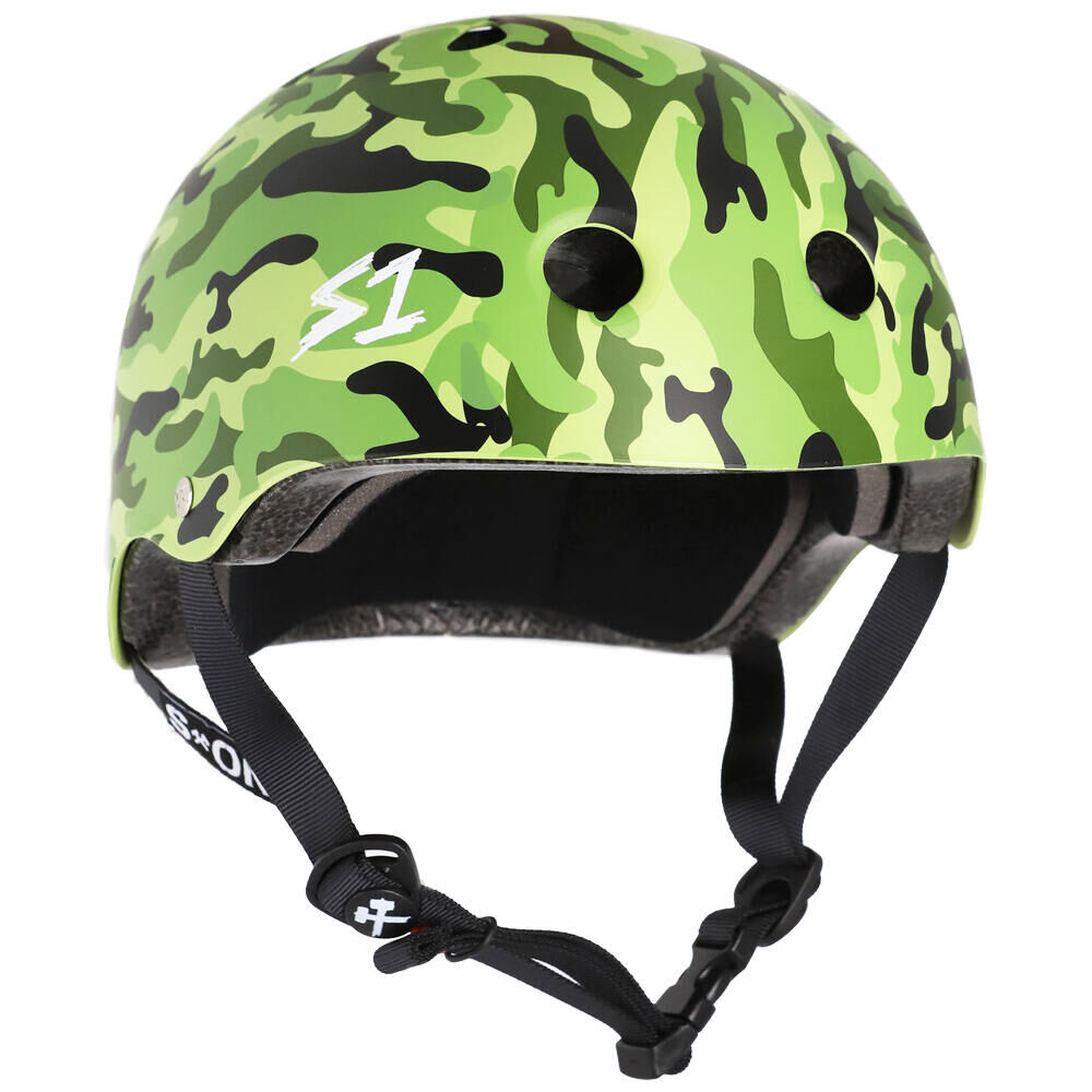 S1 HELMETS S1 LIFER HELMET - MULTI-IMPACT & HIGH-IMPACT CERTIFIED - MATT GREEN CAMO