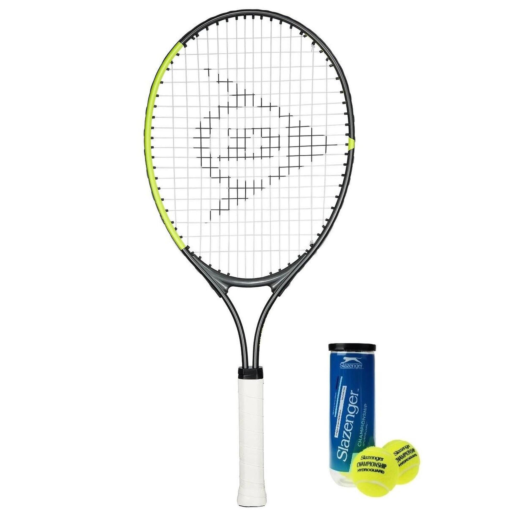 DUNLOP Dunlop SX Junior 25" Tennis Racket + Cover & 3 Balls
