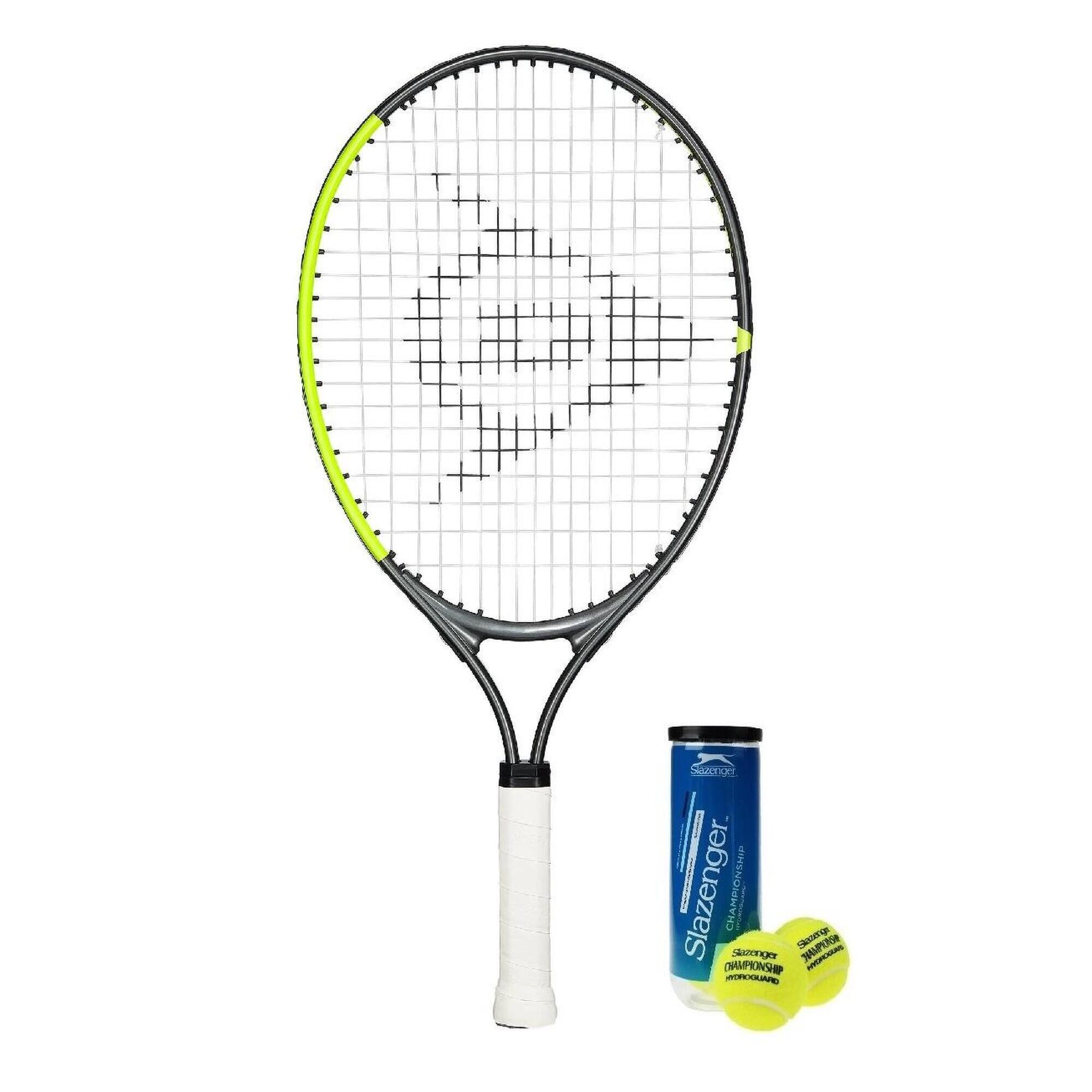 DUNLOP Dunlop SX Junior 23" Tennis Racket + Cover & 3 Balls