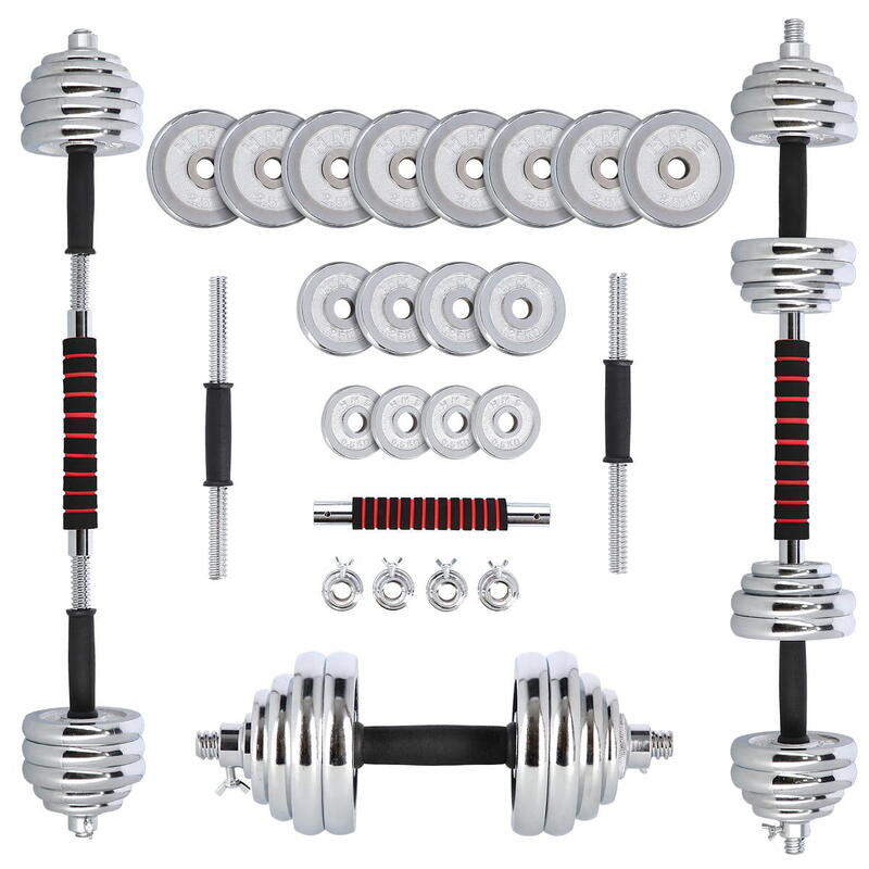 Barbells în carcasă cromată HMS STC