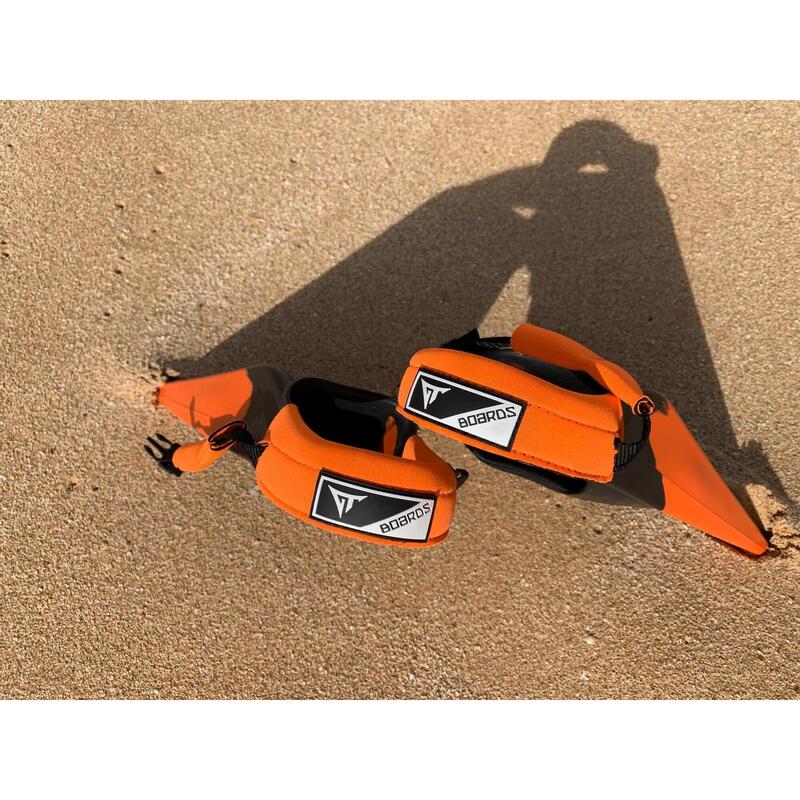 Leash Bodyboard Fins GT Orange