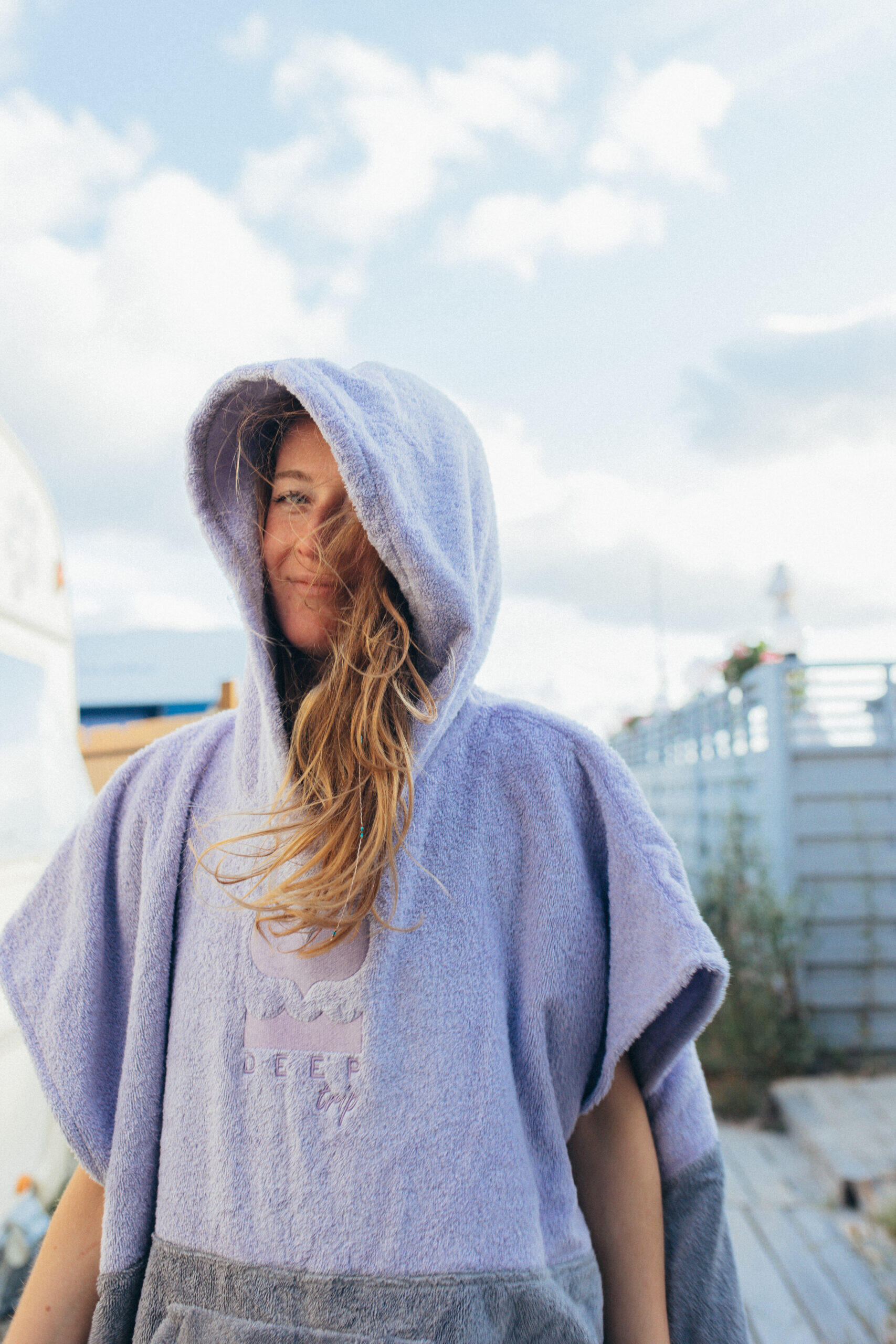 Poncho surfingowe damskie Sancho Poncho 2/5