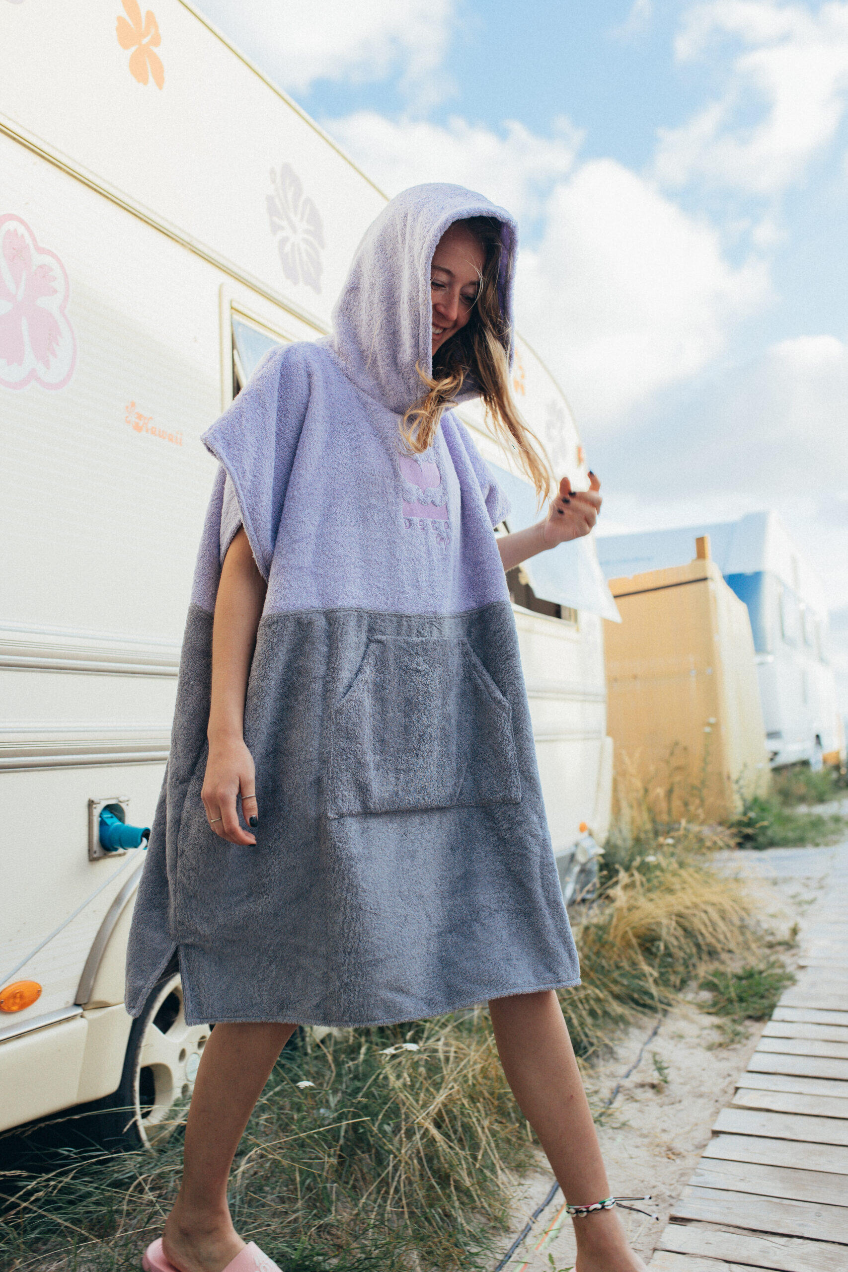 Poncho surfingowe damskie Sancho Poncho 4/5