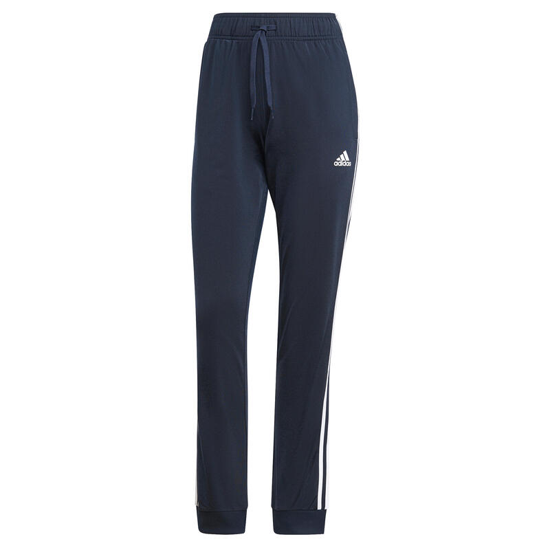 Pantalones de mujer adidas Primegreen Essentials Warm-Up Slim Tapered 3-Stripes