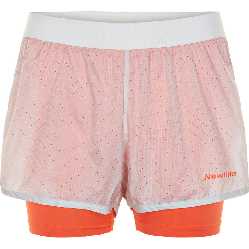 Pantalón corto mujer Newline black 2-lay