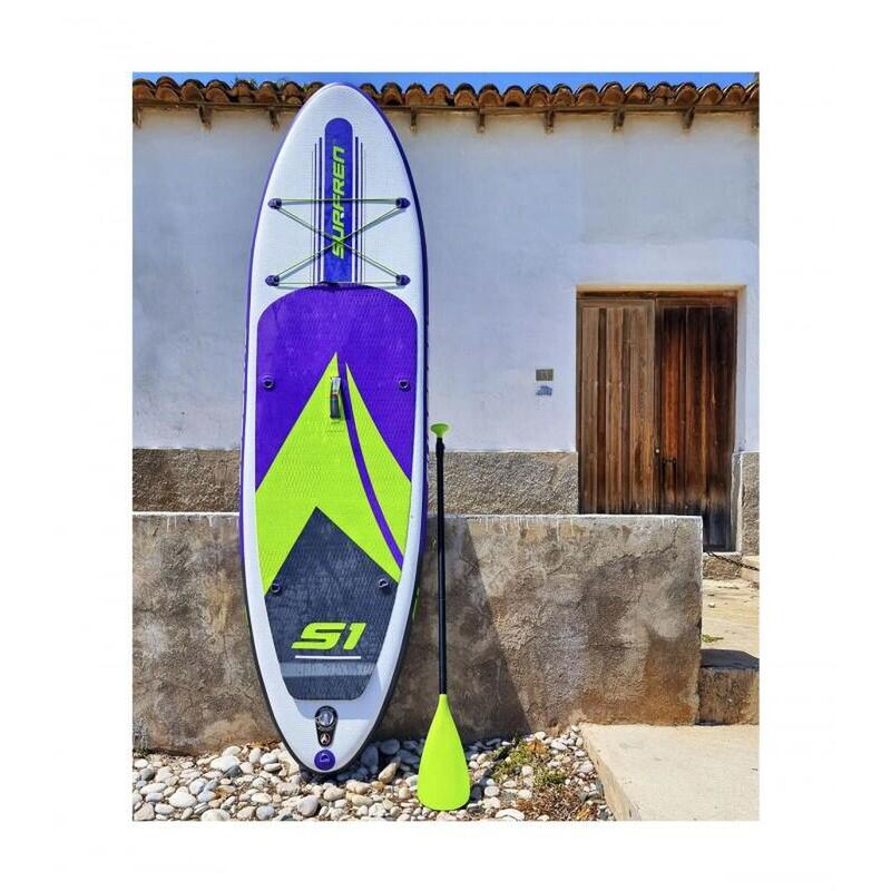 Tabla Paddle Surf Hinchable SURFREN S1 10'0" Purple/Green