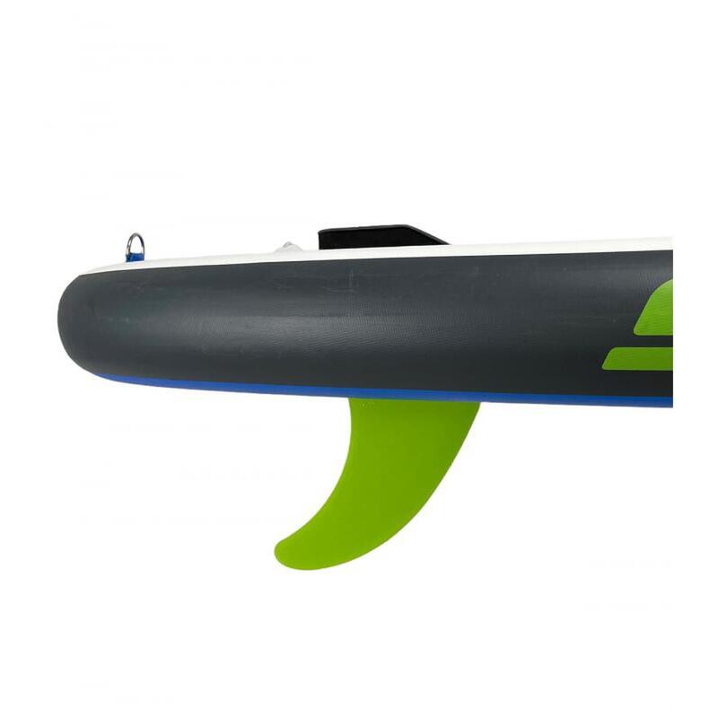 Stand Up Paddle Gonflable - SURFREN S2 11'0" Bleu/Vert (335x81x15cm)