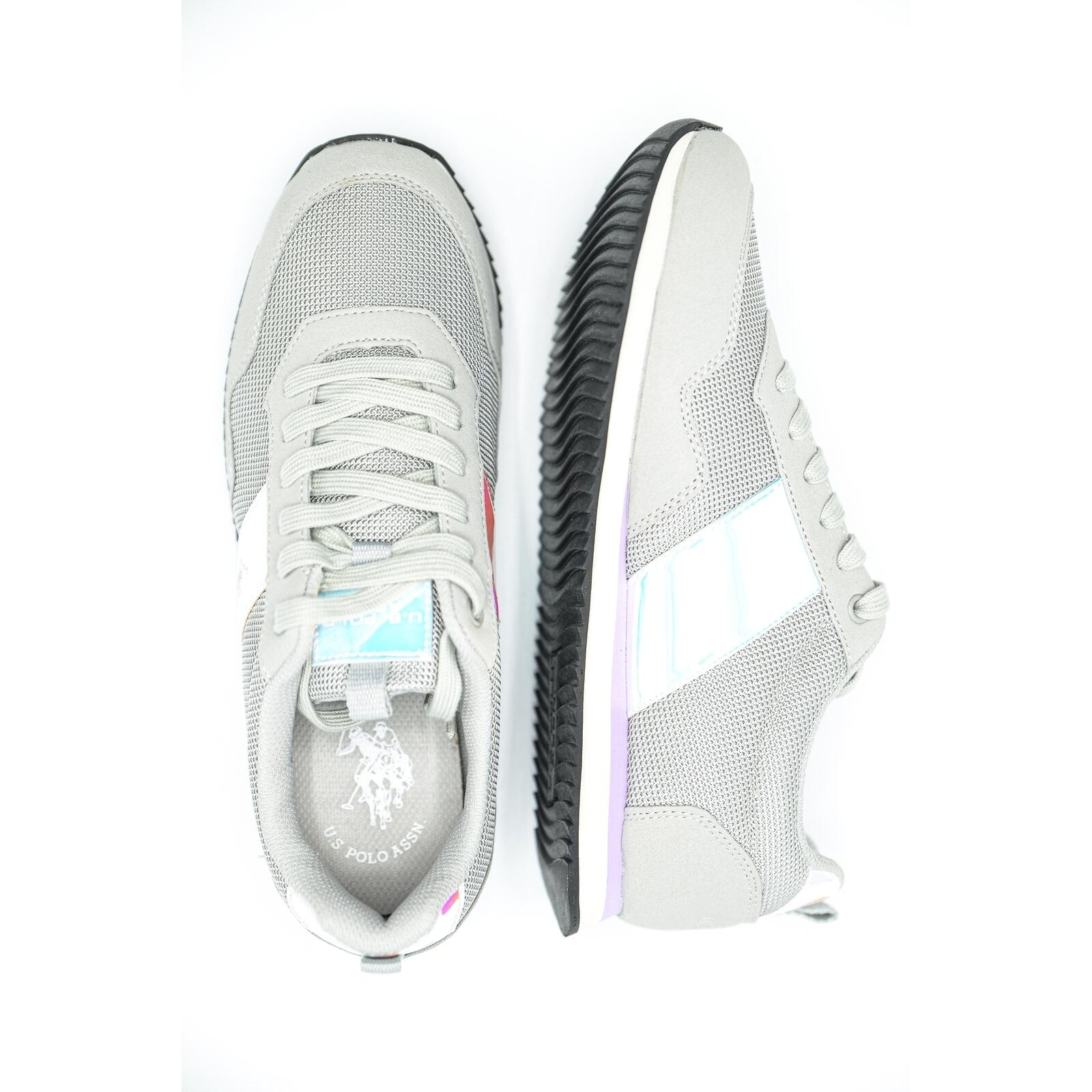 Baskets U.S. POLO ASSN. Teva4-Ligr, Gris, Femmes 2/5