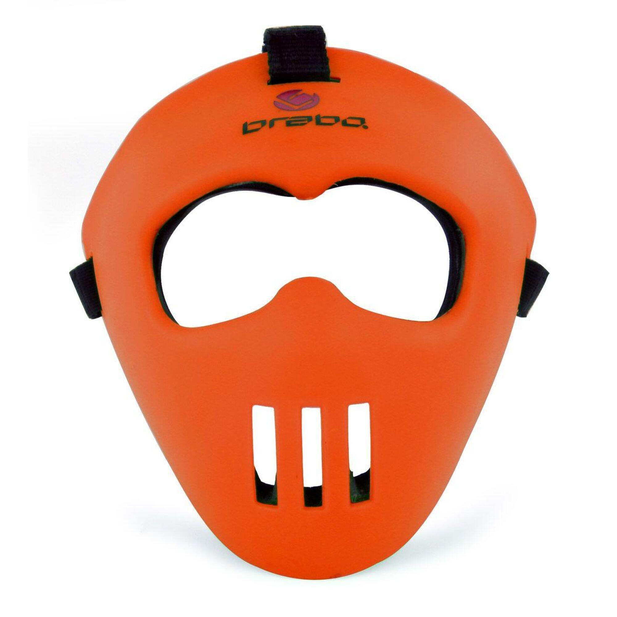 Brabo Facemask Oranje Junior 1/2