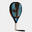 Raquete de padel Joma Master preto azul-turquesa fluorescente
