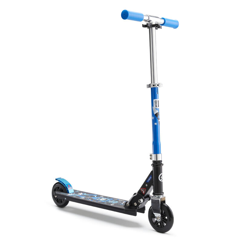 Segunda vida - Patinete Scooter Oxelo MID 1 Niños Azul Gris Negro - Excelente