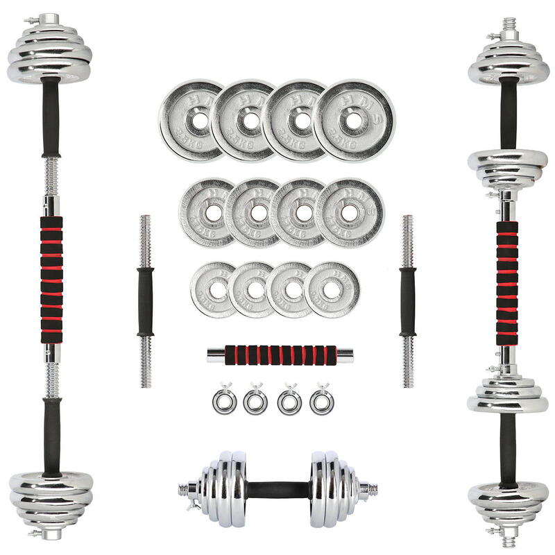 Barbells în carcasă cromată HMS STC