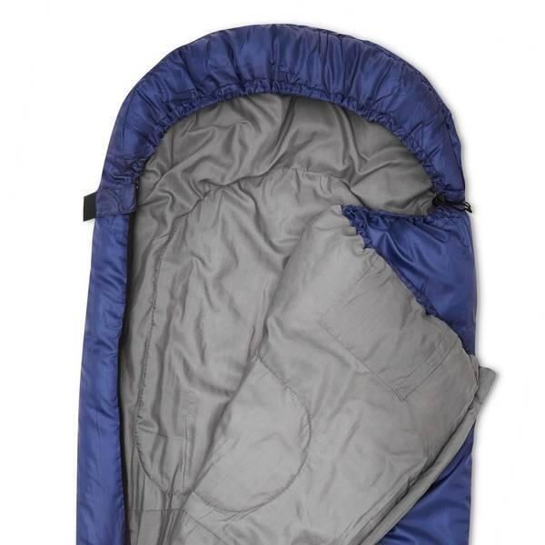 sac de dormit Cu glugă, tip mumie, Campus Cougar 350 Dreaptă +2°C