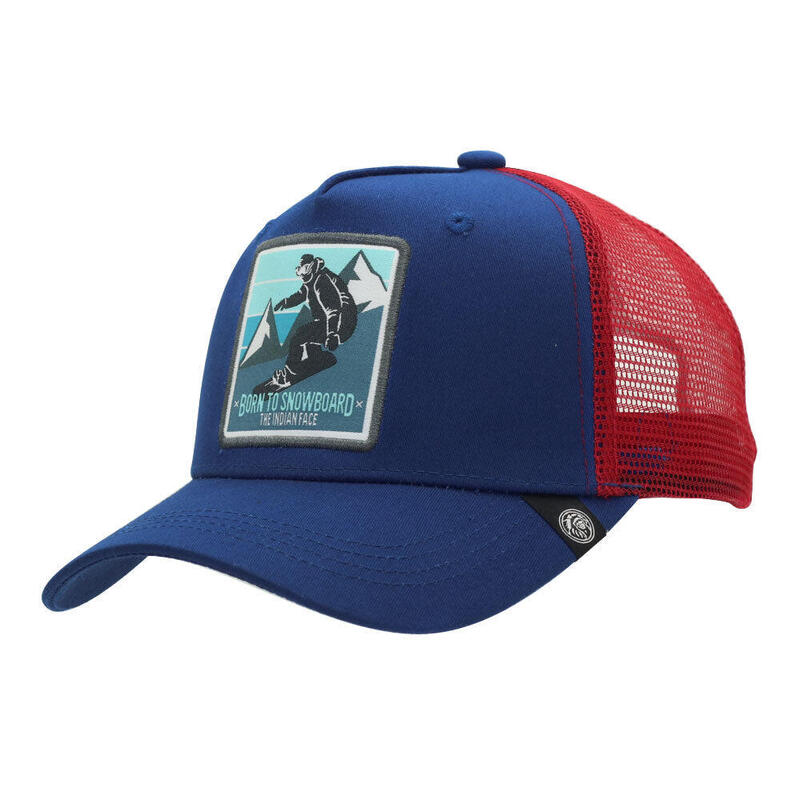 Gorra Trucker Born to Snowboard Azul The Indian Face para hombre y