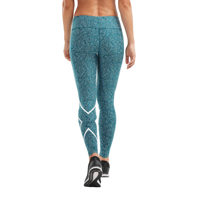 Print Mid-Rise Compression Tights legging de sport