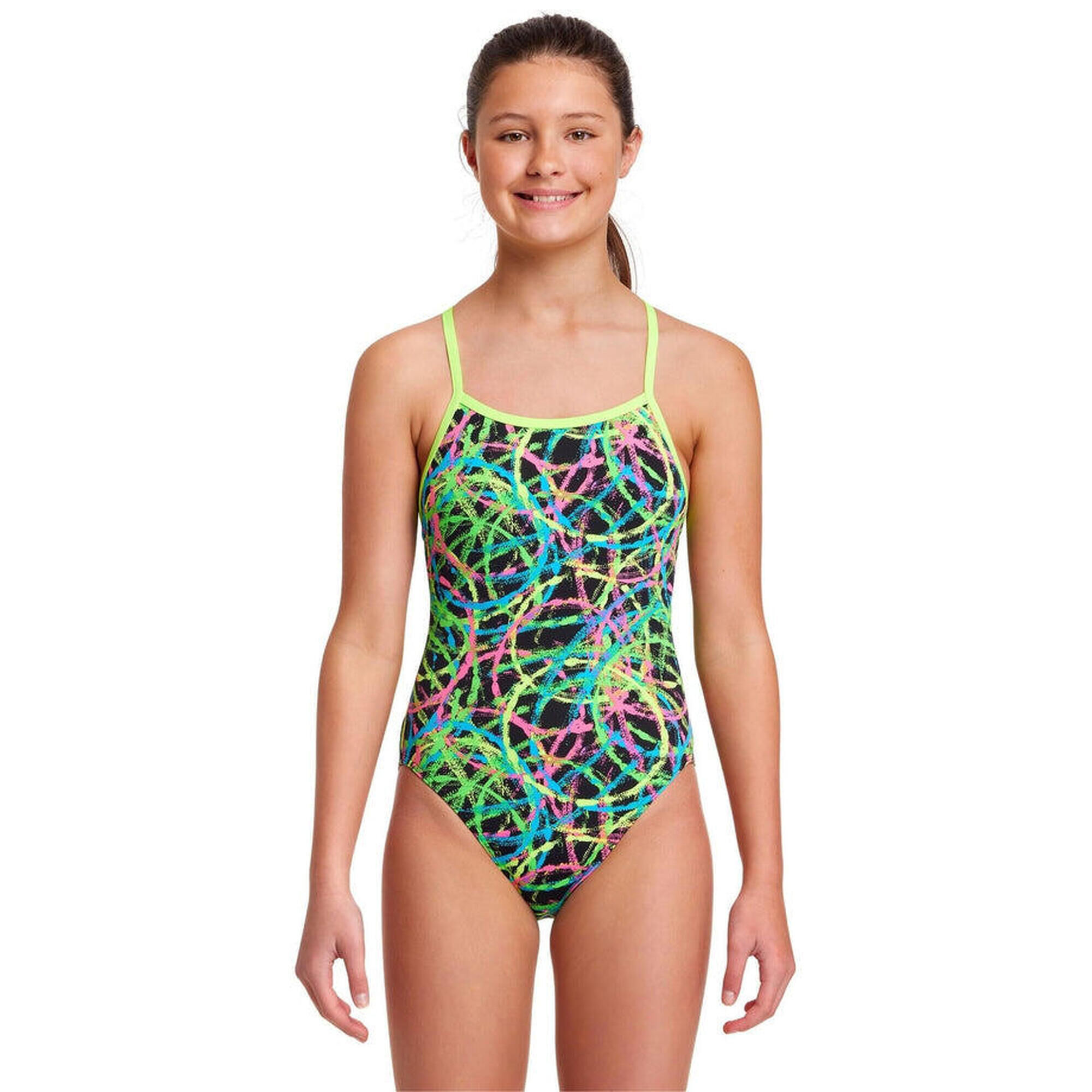 Funkita Ladies Tie Me Tight One Piece Pretty Fly - Soles and Suits Athletic  Apparel