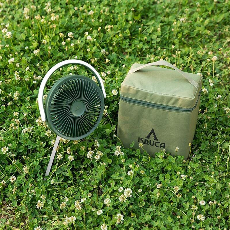 Kruca Ultrasonic Insect Repellants Outdoor Fan - Khaki Green