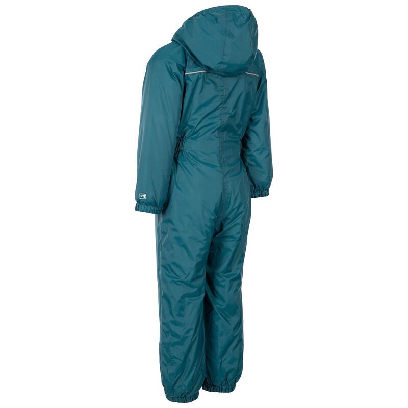 Dripdrop Combinaison imperméable Enfant unisexe (Bleu sarcelle)