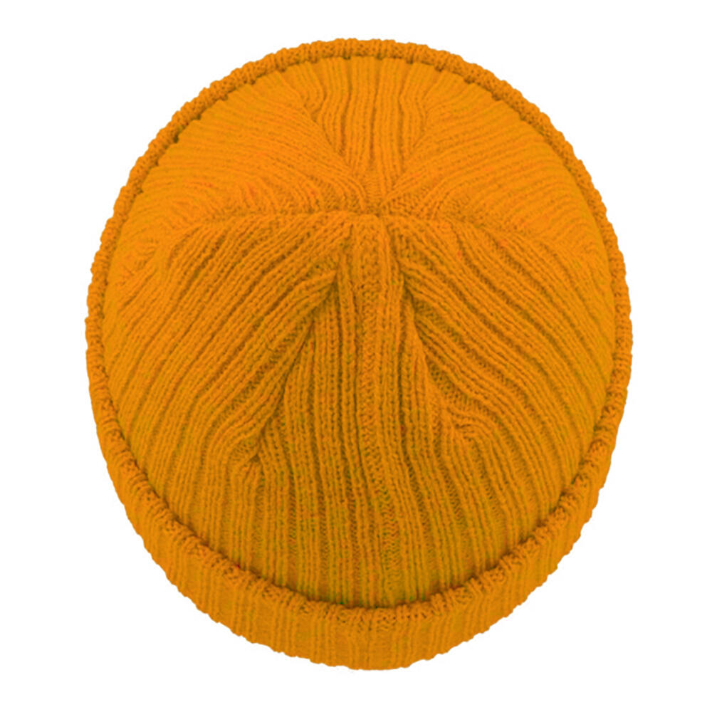 Unisex Docker Short Beanie With Turn Up (Yellow) 2/3