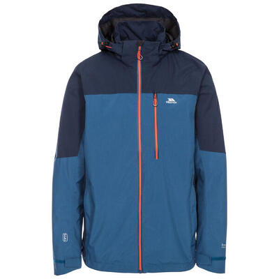 Heren tappin waterdichte jas met capuchon (blauw)