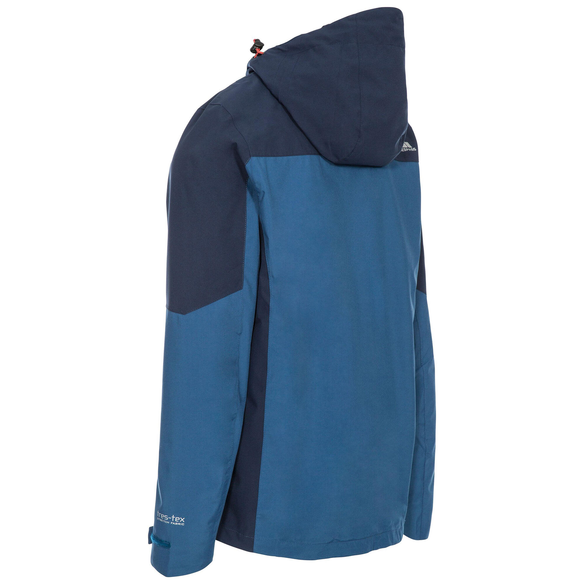 Heren Tappin Waterdichte Jas met Capuchon (Blauw) 2/5