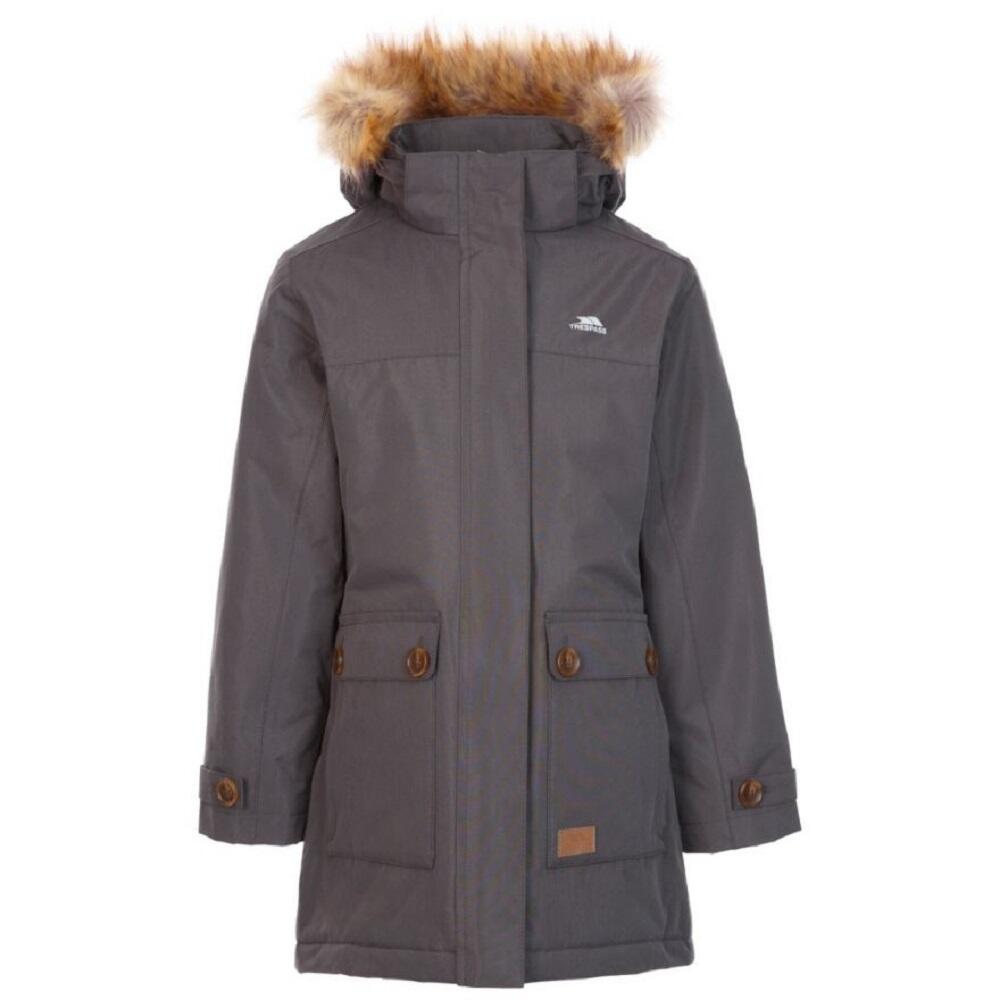 Girl's RHODA waterproof jacket (Dark grey)