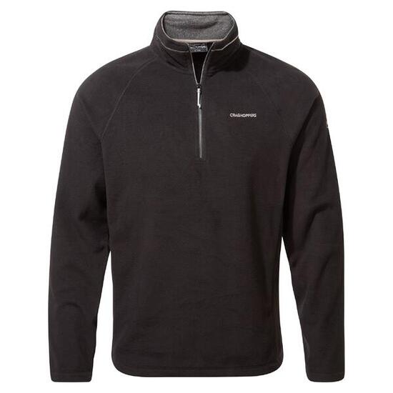 Heren Corey VI Half Zip Fleece Top (Zwart)
