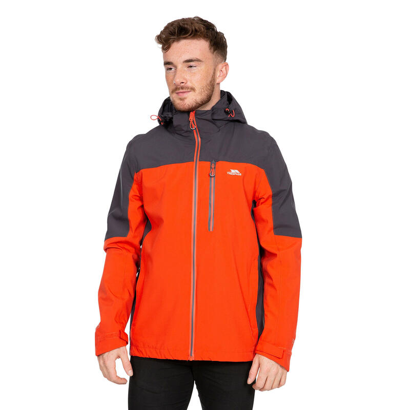 Outdoorjacke Tappin mit Kapuze, wasserfest Herren Flame