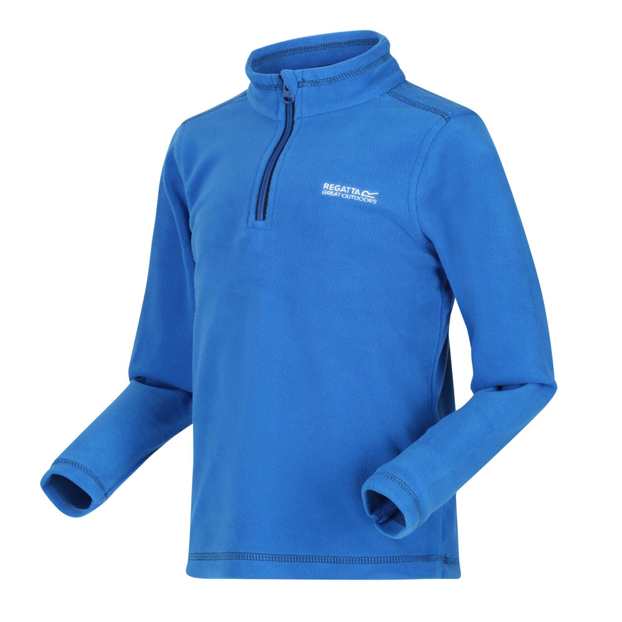 Great Outdoors Childrens/Kids Hot Shot II Half Zip Fleece Top (Oxford Blue/Navy) 4/5