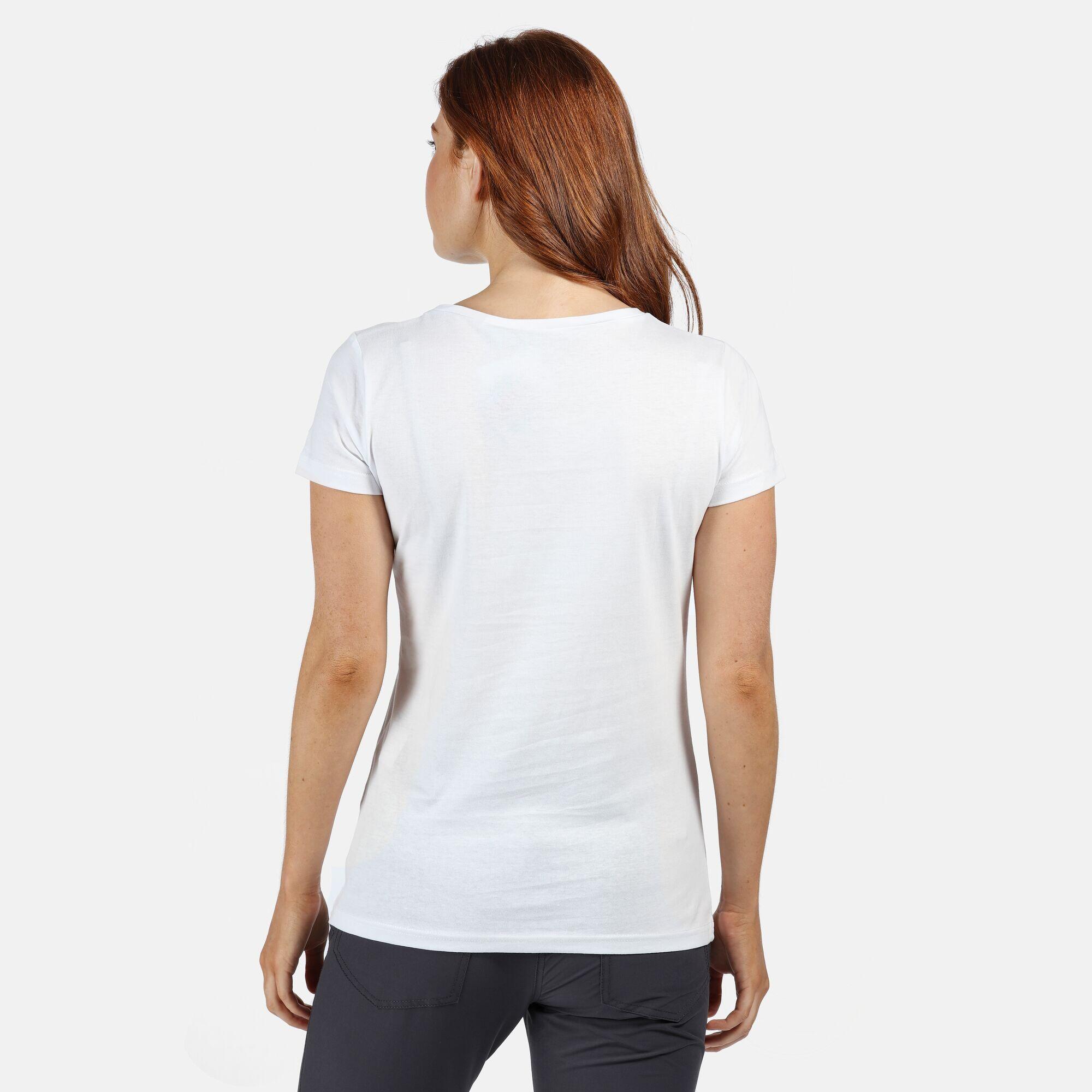 Womens/Ladies Carlie TShirt (White) 4/5