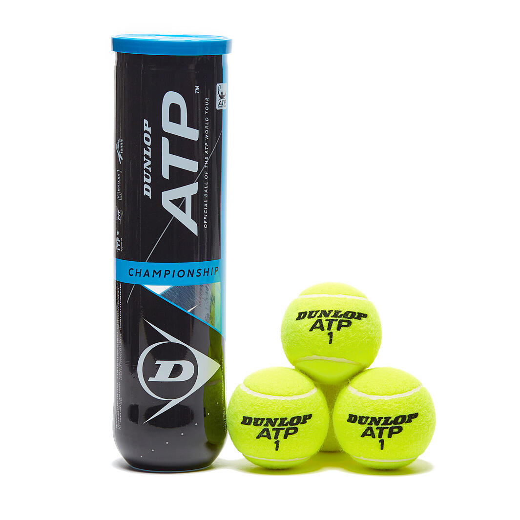 ATP Championship Tennis Balls (Pack of 3) (Yellow) 3/3