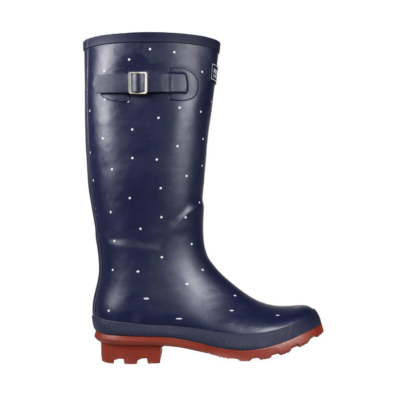 Stivali Di Gomma Donna Regatta Fairweather II Blu Navy Burnt Tikka Red