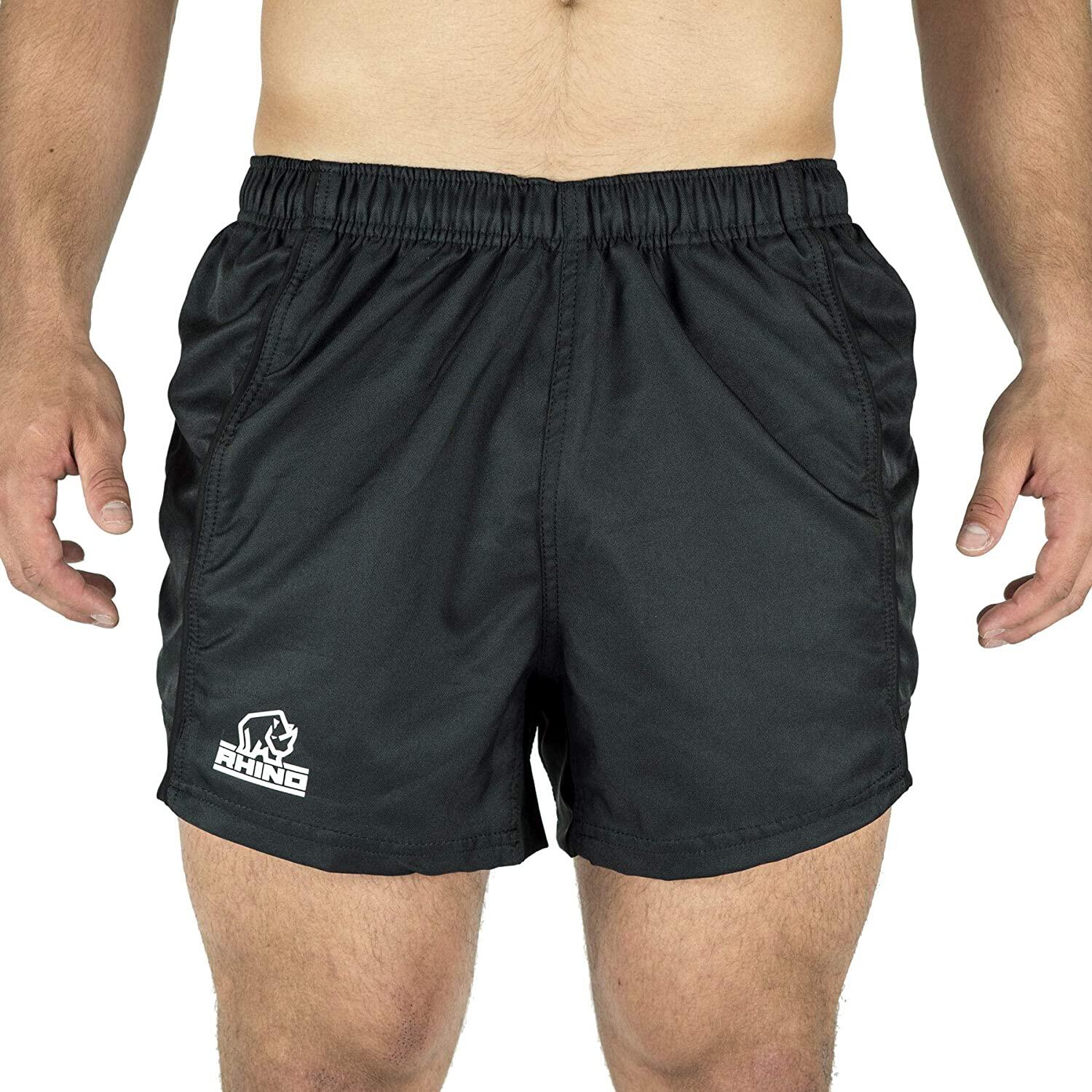 Mens Auckland Rugby Shorts (Black) 4/4